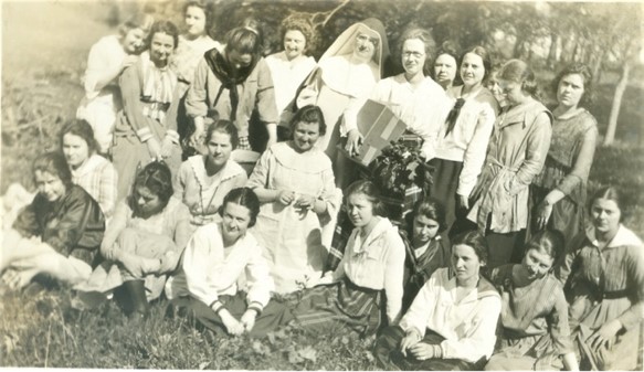 Sisters with Students